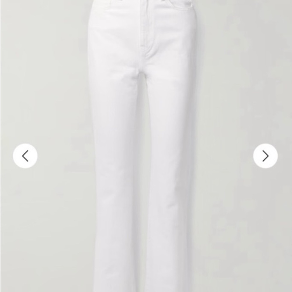 KHAITE White high-rise jeans